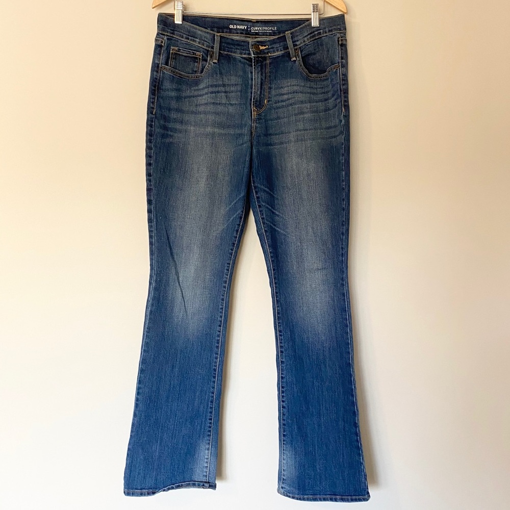 Old Navy- Curvy Profile Boot Cut Jeans